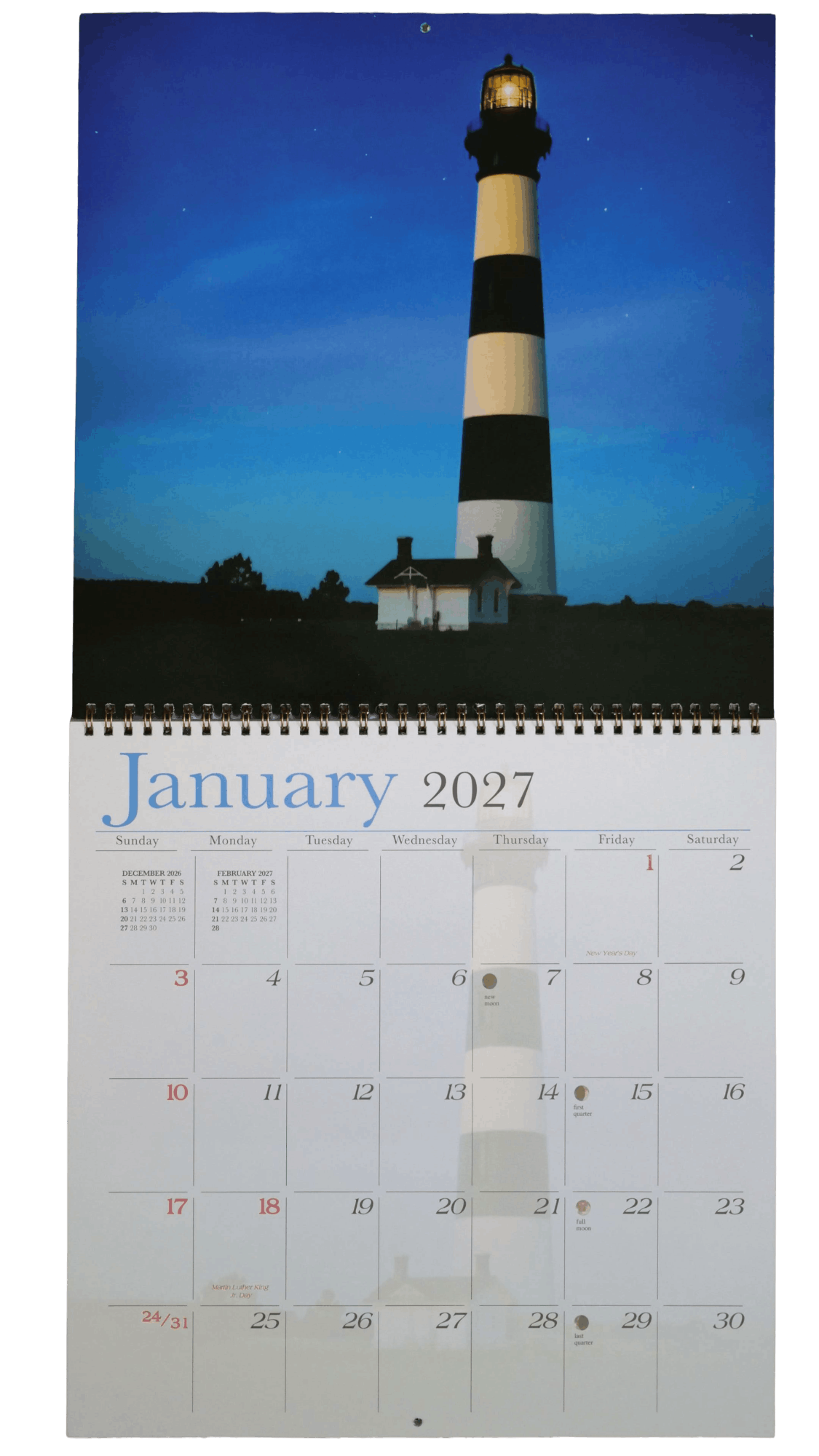 OBX 12x12 2027 Calendar