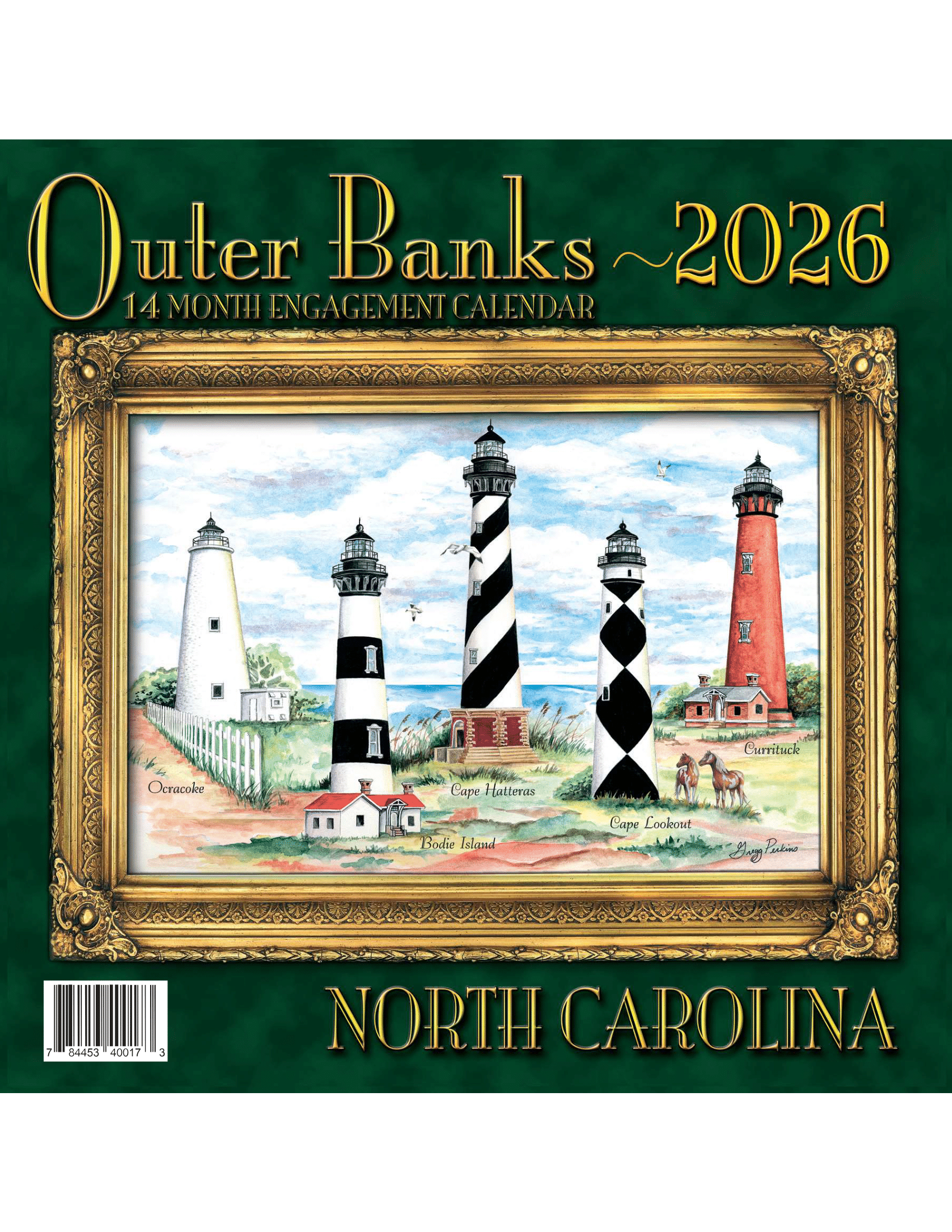 OBX 12x12 2026 Calendar